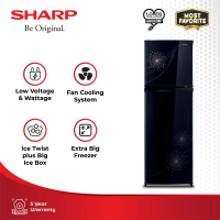 SHARP KULKAS 2 PINTU KECIL SMALL 2 DOOR REFRIGERATOR PINK SJ317MGDP