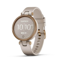 GARMIN SMART WATCH LILY ROSEGOLD LIGHTSAND SILICONE
