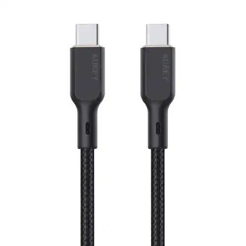 AUKEY KABEL CHARGER USB C TO C 100W 1M BLACK AK_CB-KCC101_BK