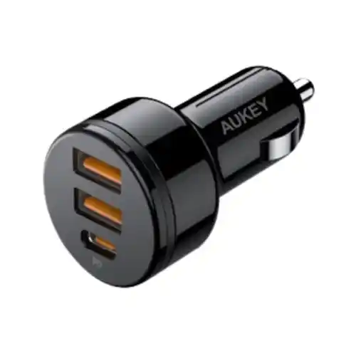 AUKEY CAR CHARGER 36W 3 PORTS AK_CC-Y16_BK