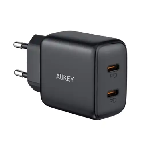 AUKEY ADAPTOR WALL CHARGER AK_PA-R1S_BK