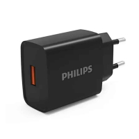 PHILIPS QUICK CHARGE ADAPTOR BLACK DLP2331BK