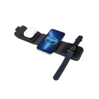 PHILIPS 3-IN-1 FOLDABLE MAGNETIC WIRELESS CHARGER DLP8310CB