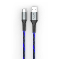 LOOPS KABEL DATA / KABEL CHARGER LIGHT UP LED CABLE A TO C