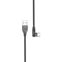 LOOPS KABEL DATA / KABEL CHARGER NYLON GAMING CABLE TYPE C 1M BLACK