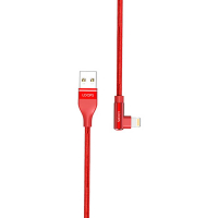 LOOPS KABEL DATA / KABEL CHARGER NYLON GAMING CABLE LIGHTNING 1M RED