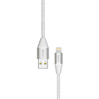 LOOPS KABEL DATA / KABEL CHARGER COLOR CABLE LIGHTNING 1M WHITE