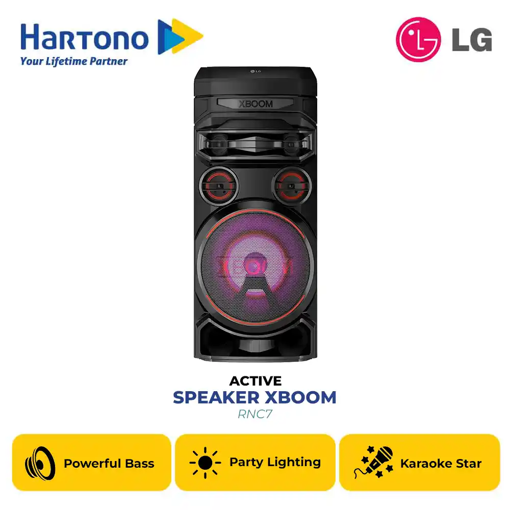 LG AUDIO ACTIVE SPEAKER XBOOM PARTY RNC7