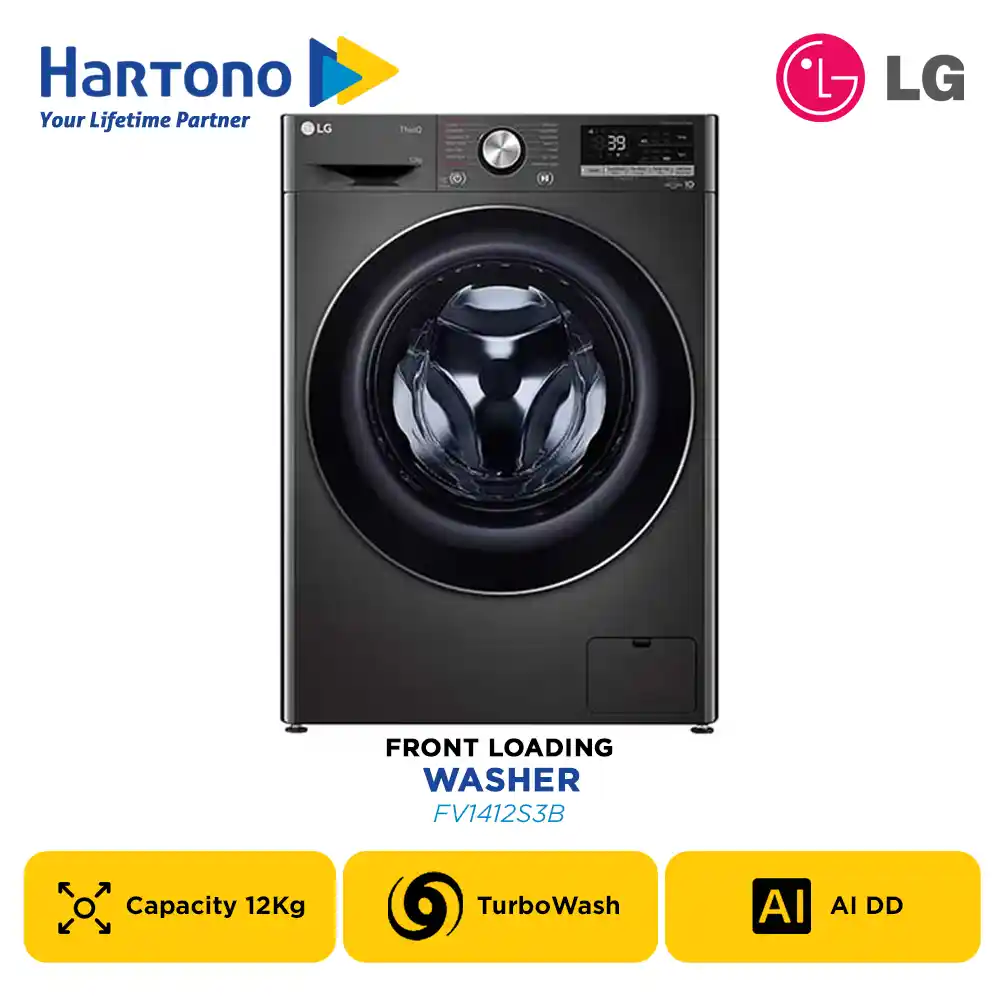 LG MESIN CUCI FRONT LOADING WASHER FV1412S3B