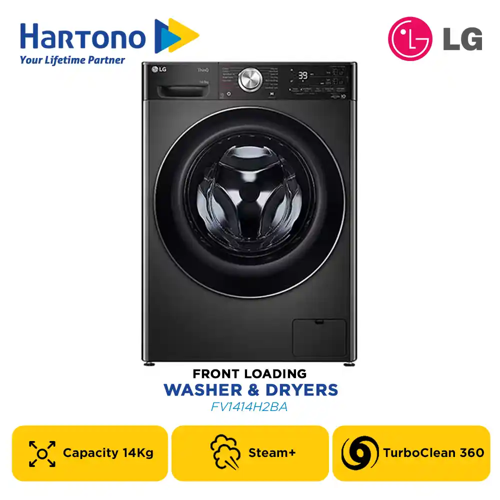LG MESIN CUCI DAN DRYER PENGERING WASHER AND DRYERS FV1414H2BA