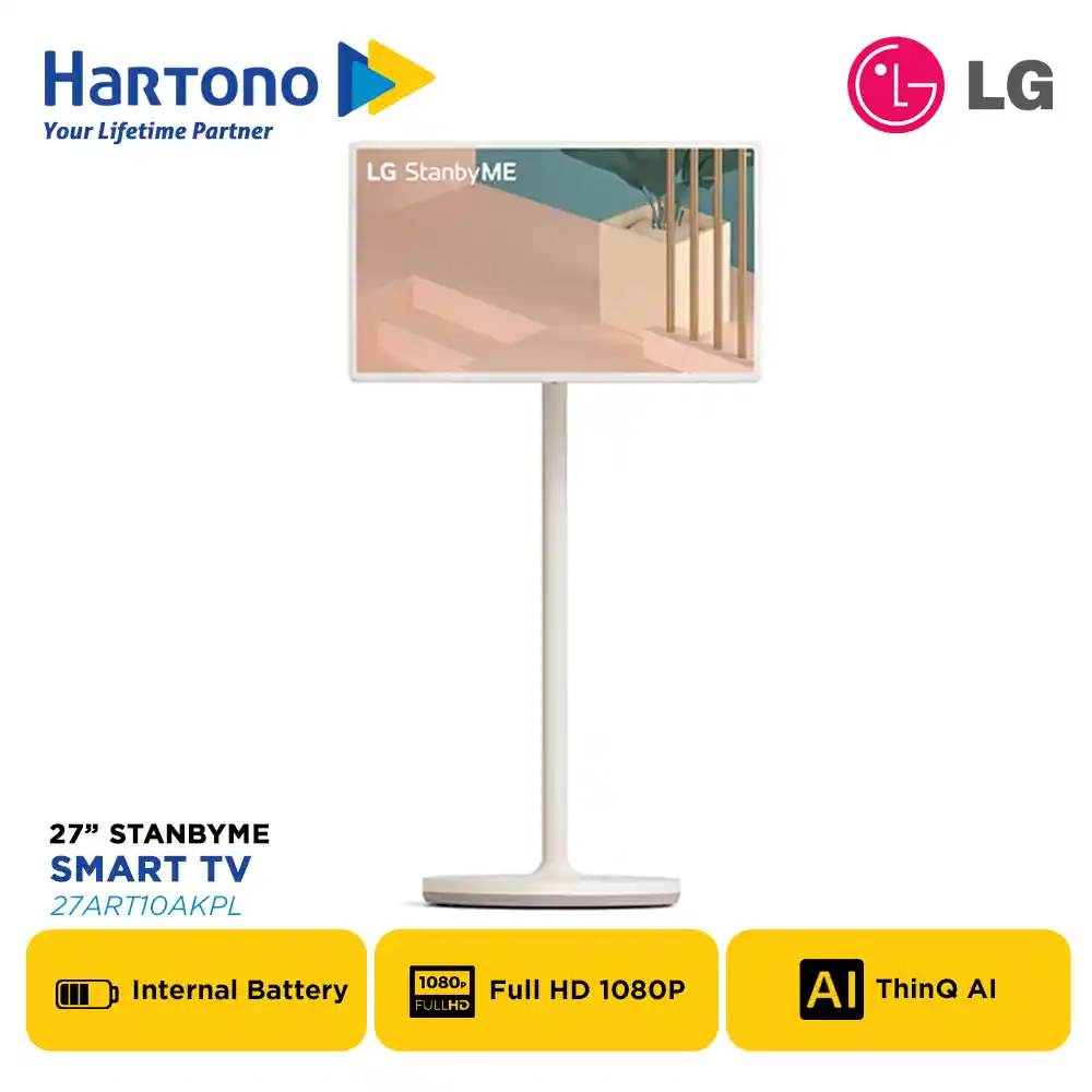 LG StanbyME 27 inch FULL HD SMART SCREEN LIFESTYLE TV 27ART10AKPL