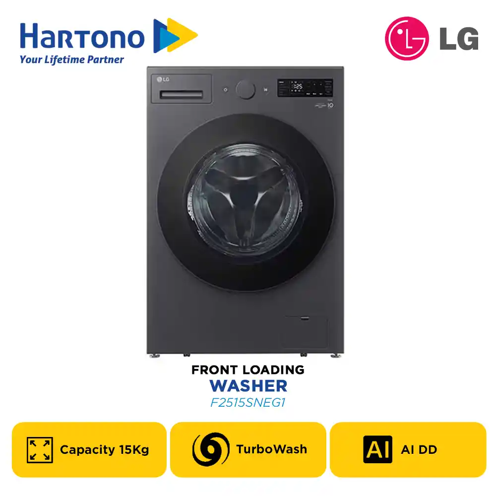 LG MESIN CUCI FRONT LOADING WASHER F2515SNEG1