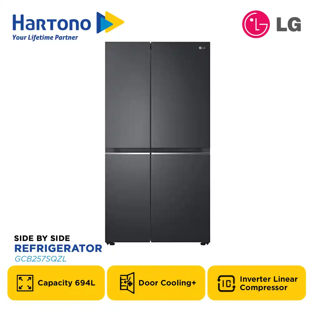 LG KULKAS SIDE BY SIDE REFRIGERATOR GCB257SQZL