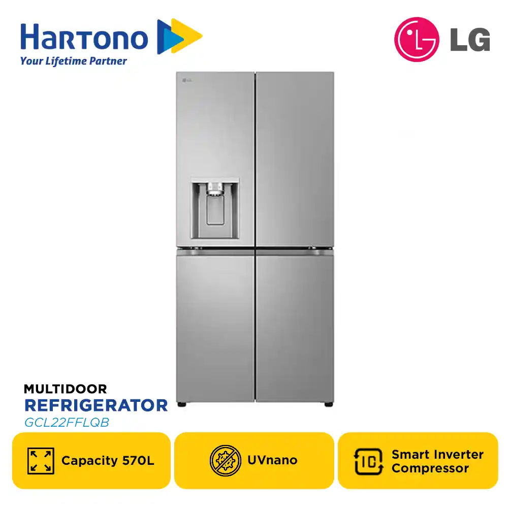 LG KULKAS MULTI DOOR REFRIGERATOR GCL22FFLQB