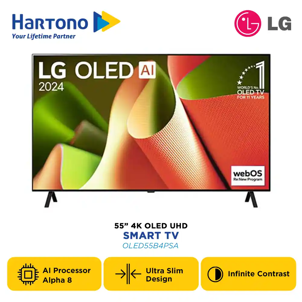 LG 55 INCH 4K OLED UHD SMART TV B4 OLED55B4PSA