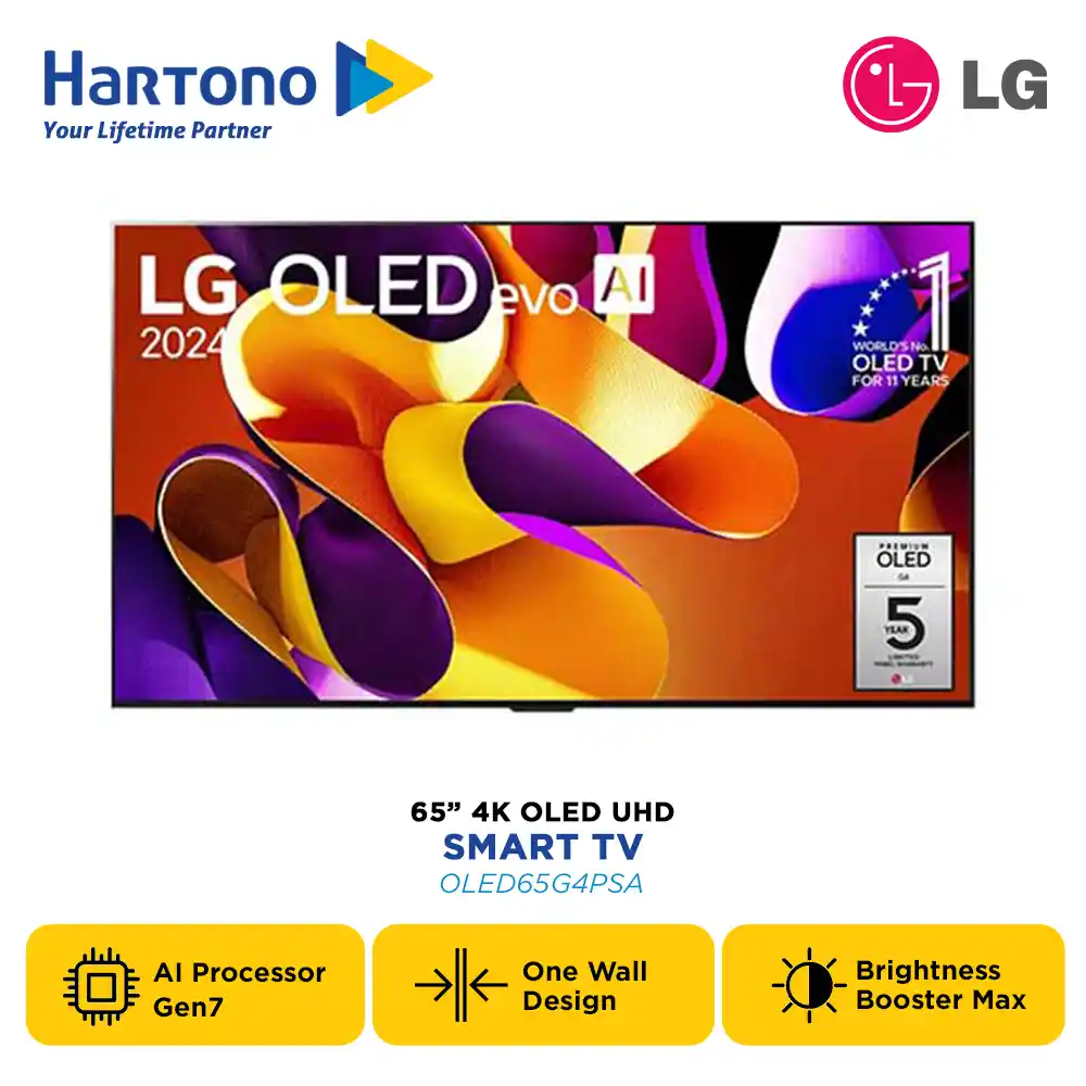 LG 65 INCH 4K OLED UHD SMART TV G4 OLED65G4PSA