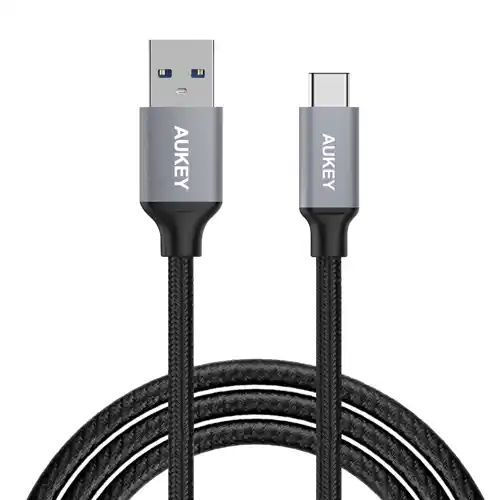AUKEY KABEL CHARGER USB 3.0 TO C 2M BLACK AK_CB-CD3_BK