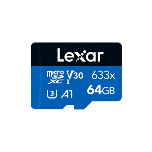 LEXAR MICRO SDXC 633x UHS-1 U3 V30 4K 64GB