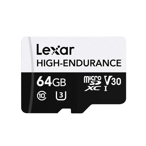 LEXAR HIGH ENDURANCE MICROSD CARD UHS 64GB