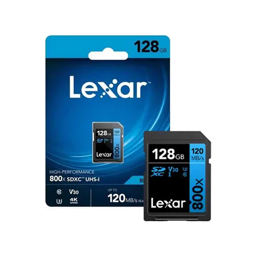 LEXAR HIGH PERFORMANCE 800x PRO 128GB SDHC/SDXC