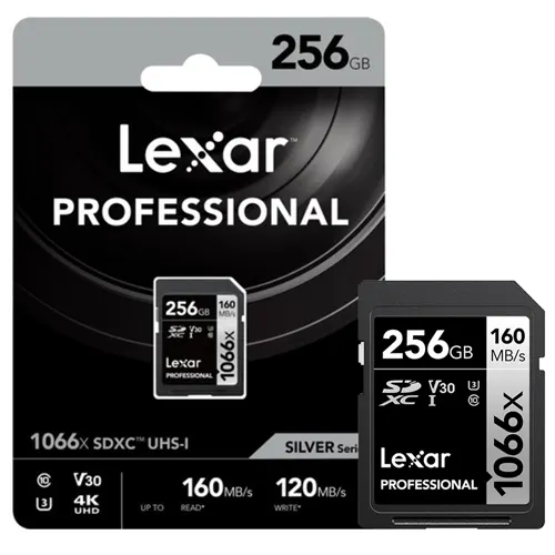 LEXAR PROFESIONAL 1066x SDXC UHS-I U3 V30 256GB