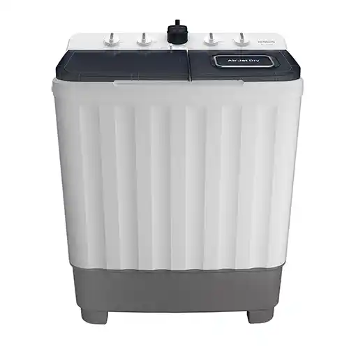 HITACHI MESIN CUCI 2 TABUNG SEMI AUTO WASHER LTT08JWTMRG