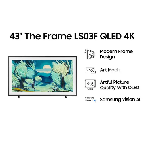 SAMSUNG The Frame 4K Vision AI Smart TV LS03FAKXXD SERIES