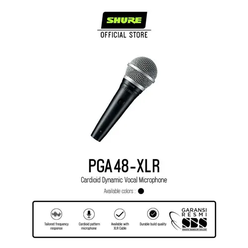 SHURE MICROPHONES PGA48-XLR
