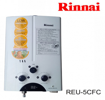 RINNAI PEMANAS AIR GAS WATER HEATER REU5CFC