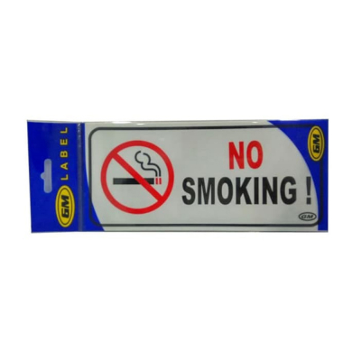GM LABEL MEDIUM 103 NO SMOKING NOSMOKING-MED