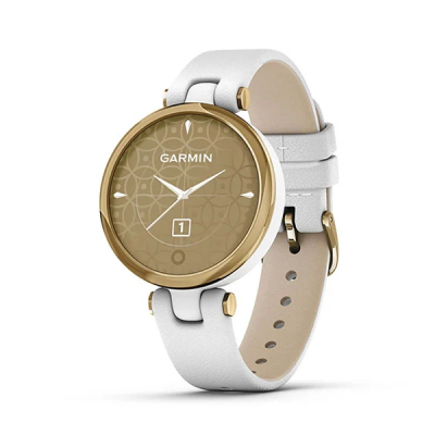 GARMIN - SMART WATCH LILY LEATHER GOLD WHITE