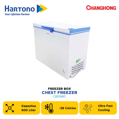 CHANGHONG FREEZER BOX CHEST FREEZER CBD680