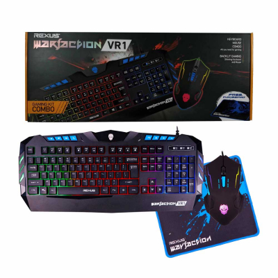 REXUS GAMING CABLE KEYBOARD MOUSE VR1