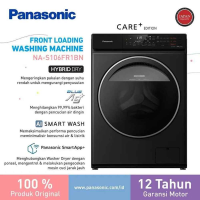 PANASONIC MESIN CUCI FRONT LOADING WASHER NAS106FR1BN