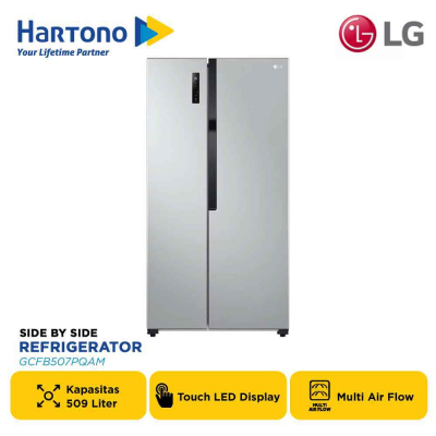 LG KULKAS SIDE BY SIDE REFRIGERATOR GCFB507PQAM