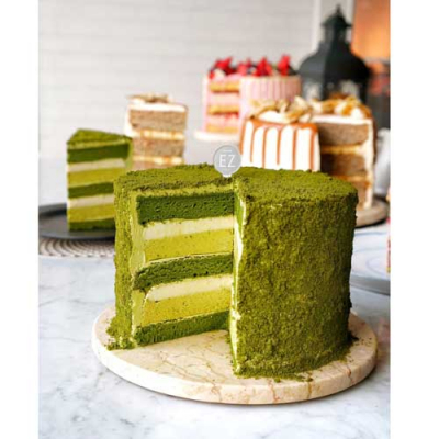 Sencha Miecha Brulle Cake