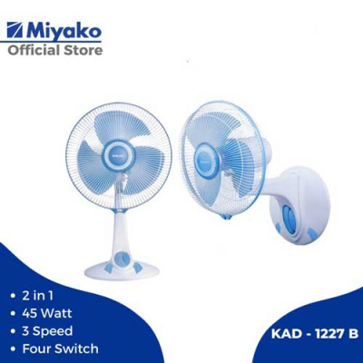 MIYAKO KIPAS ANGIN MEJA DESK FAN 12" KAD1227_B