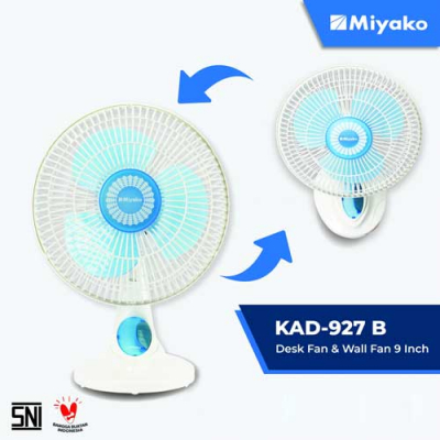 MIYAKO KIPAS ANGIN MEJA DESK FAN 9" KAD927_B