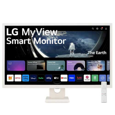 LG 31.5 inch FULL HD SMART LED MONITOR 32SR50F-W.ATI_