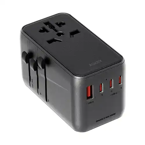 AUKEY UNIVERSAL CHARGE TRAVEL ADAPTOR AK_PA-TA09_BK