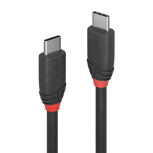 LINDY KABEL CONVERTER BLACK LINE USB TYPE C TO TYPE C CABLE 36906