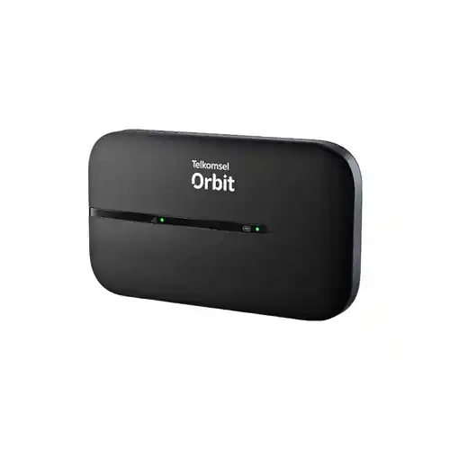 TELKOMSEL ORBIT MIFI H1 PORTABLE MODEM MINI WIFI 4G E5576 BLACK