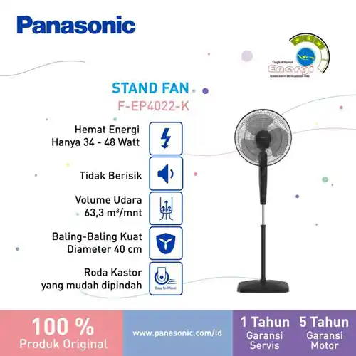 PANASONIC KIPAS ANGIN BERDIRI STAND FAN FEP4022 SERIES