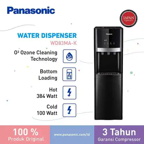 PANASONIC DISPENSER AIR BERDIRI GALON BAWAH STANDING DISPENSER NY-WDB83MA SERIES