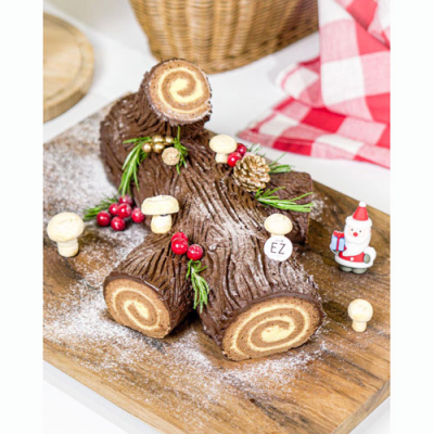 Yule Log Cake