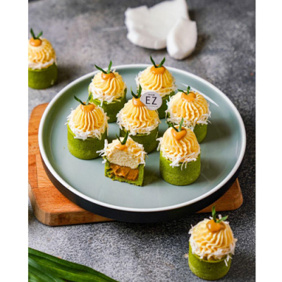 Pandan Kaya Cheesetart