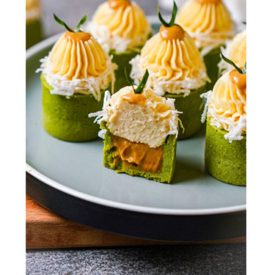 Pandan Kaya Cheesetart