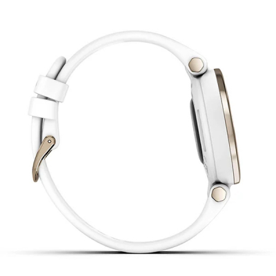 GARMIN SMART WATCH LILY METALHAZEL WHITE SILICONE