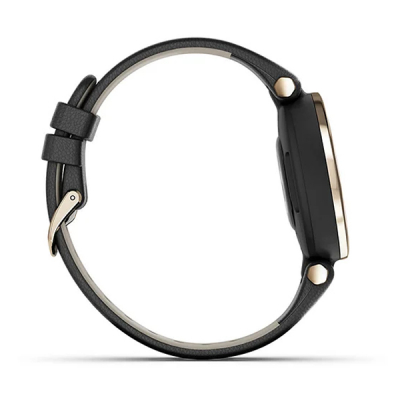 GARMIN SMART WATCH LILY LEATHER METAL BLACK