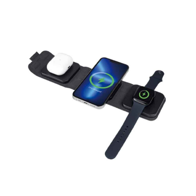 PHILIPS 3-IN-1 FOLDABLE MAGNETIC WIRELESS CHARGER DLP8310CB